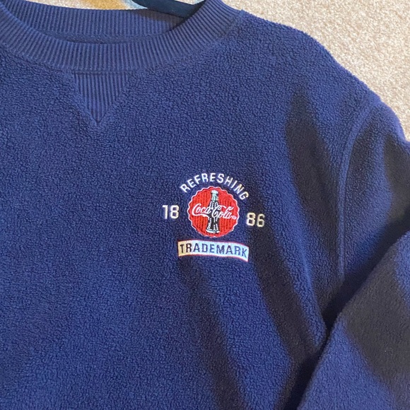 Small fleece coca-cola coke sweater jumper mens - Picture 9 of 11